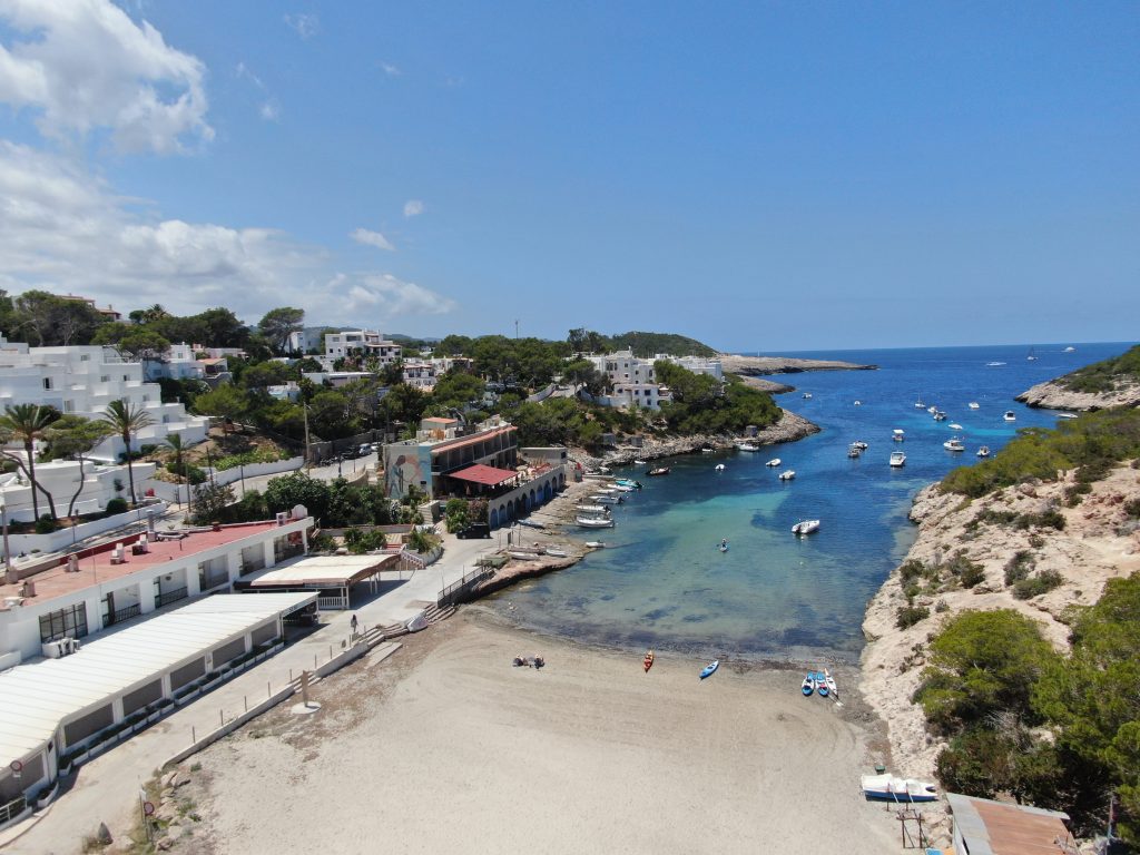 Ibiza drone Turismo cala